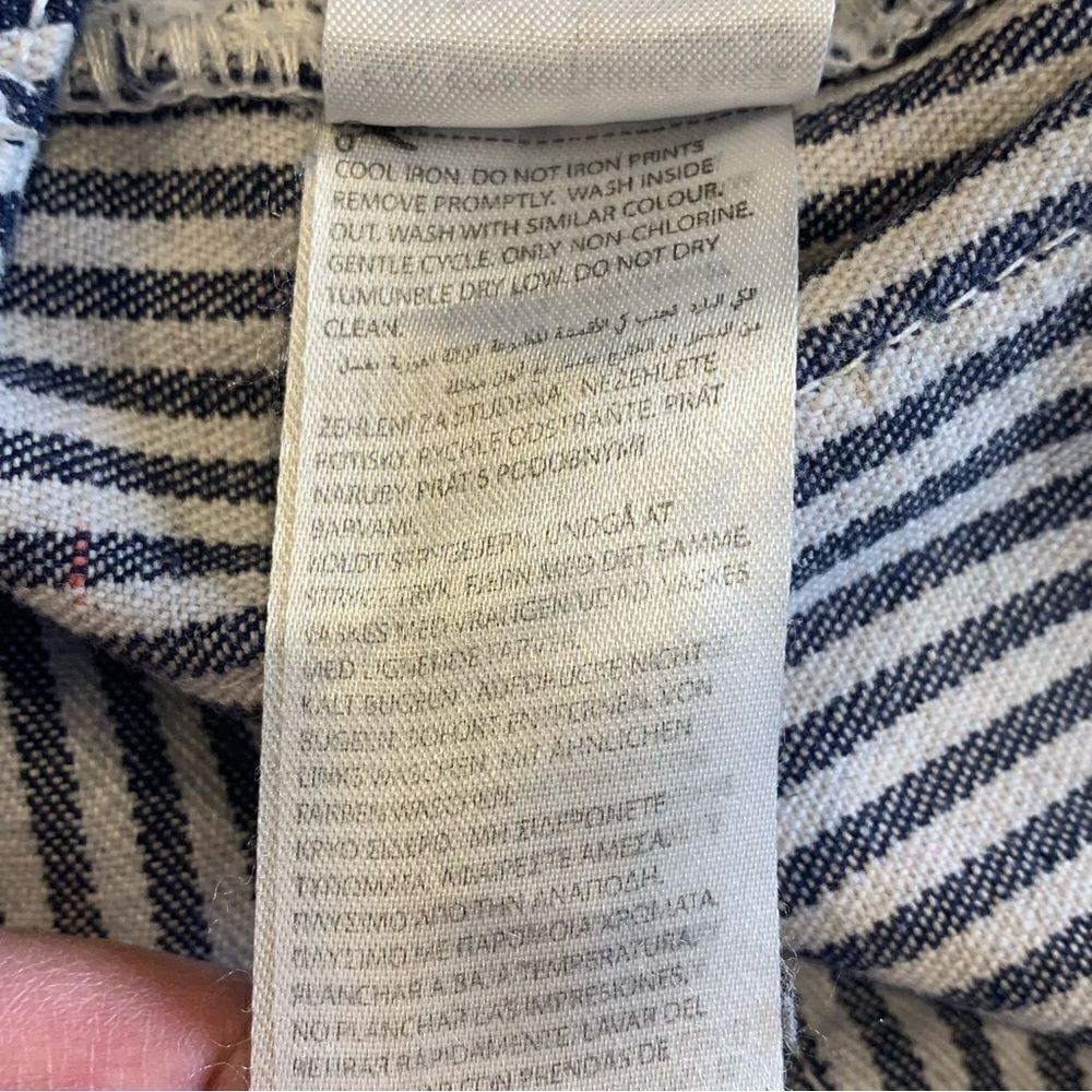 Edikted Stripe Out Cargo Pants Size Medium - Picture 6 of 10